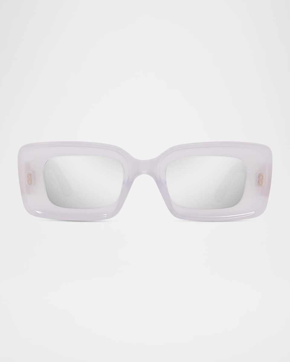Anagram Acetate Rectangular Sunglasses